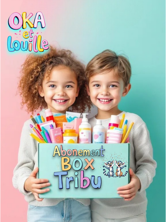 Abonnement Box Tribu 2 enfants - Douceur + Explorateurs
