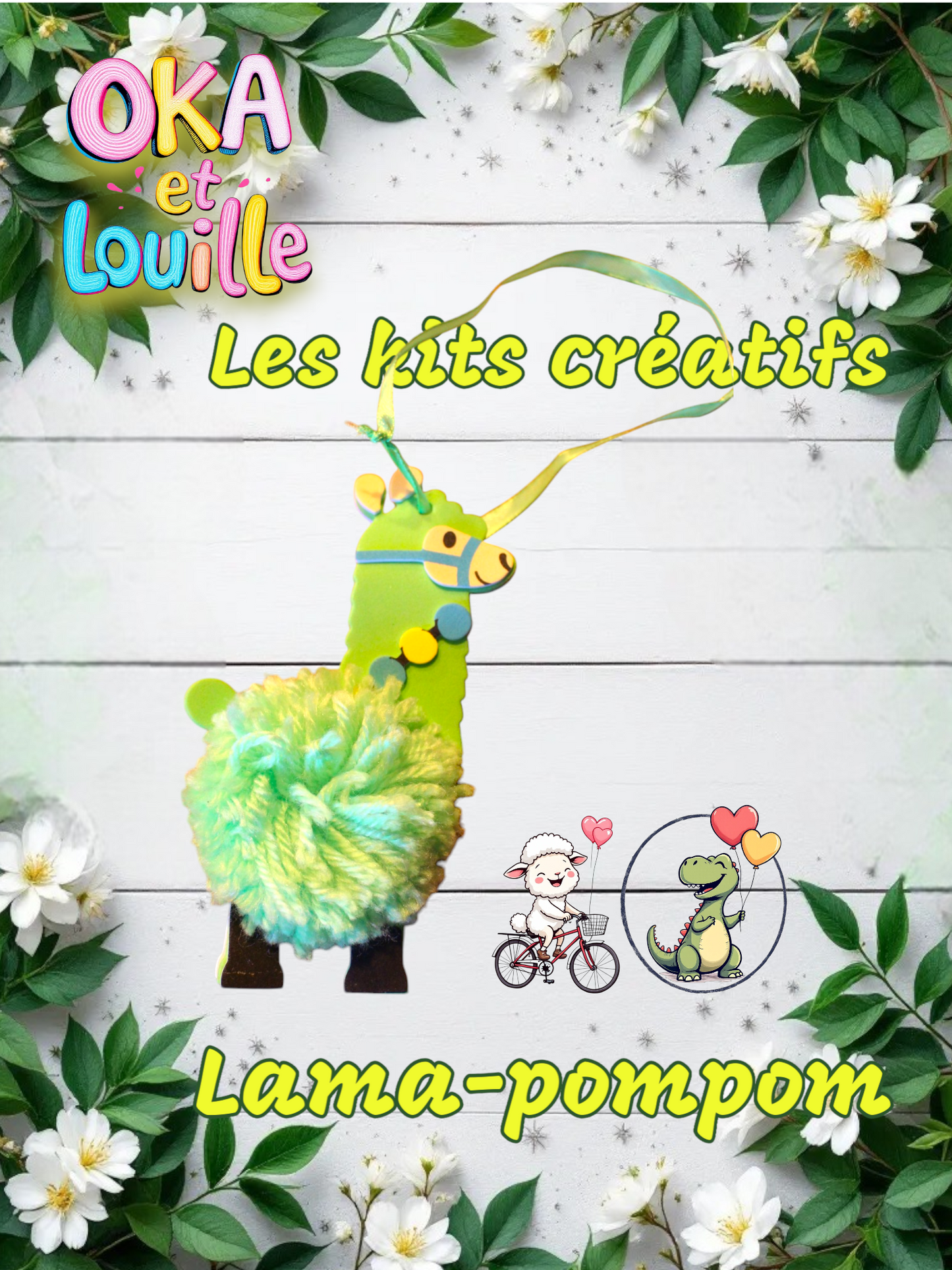 Kit créatif - le lama pompom