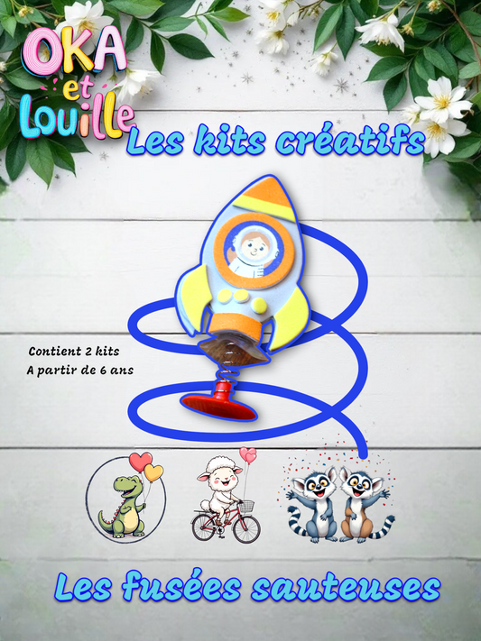 Kit créatif - les fusées sauteuses