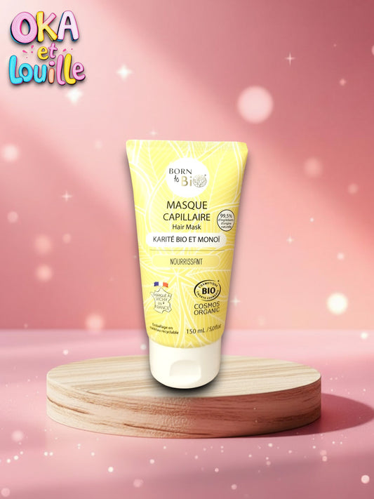 Masque Capillaire karité et Monoï  certifié bio - Born to bio