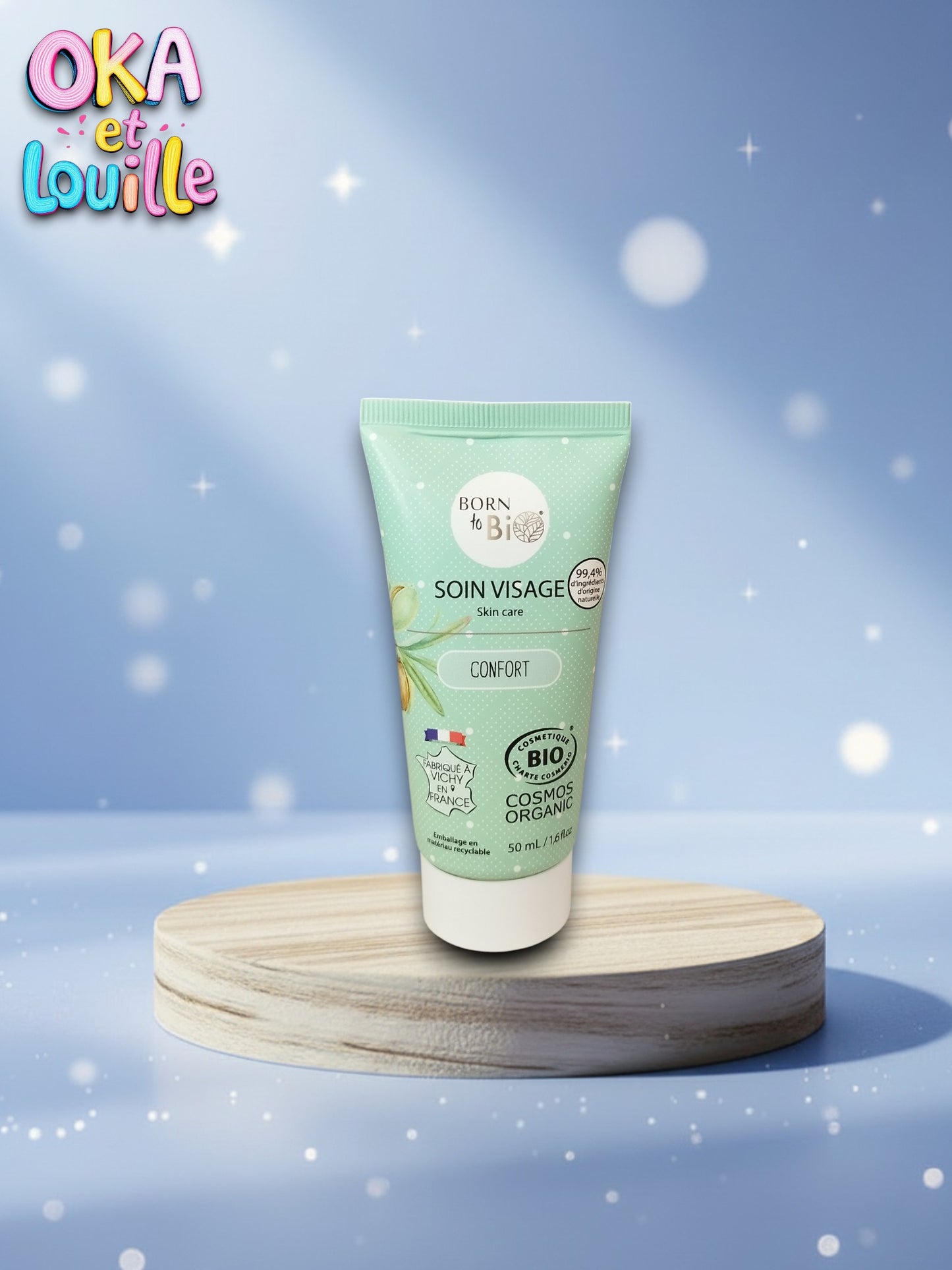 Soin visage confort certifié bio - Born to bio