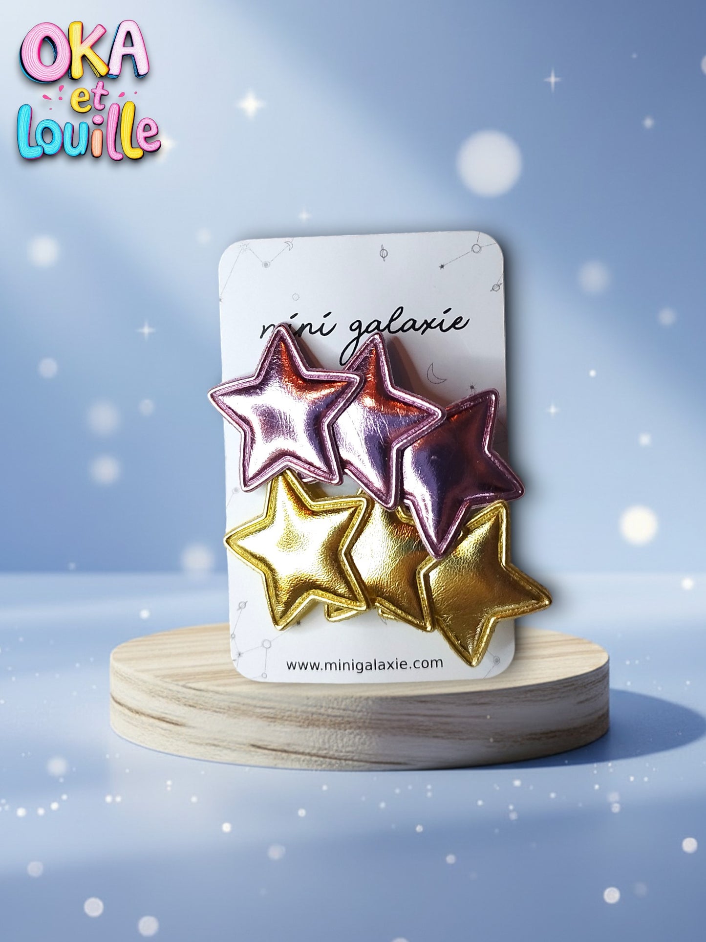 Les barrettes super star étoiles - Mini Galaxie